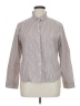 Old Navy Stripes Gray Long Sleeve Button-Down Shirt Size XL - photo 1