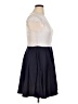 CBR Solid Blue Cocktail Dress Size XL - photo 4