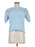 Aqua 100% Cotton Blue Pullover Sweater Size M - photo 1