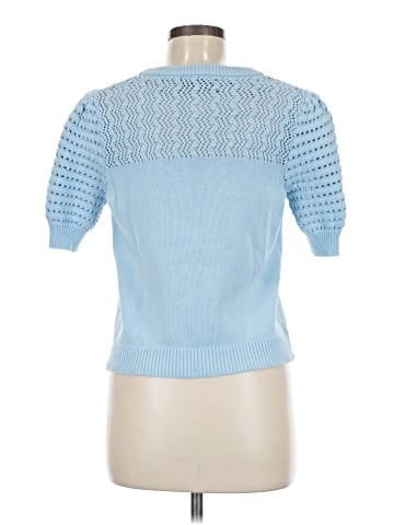 Aqua Pullover Sweater (view 2)