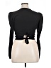 A.L.C. 100% Cotton Black Long Sleeve Top Size XL - photo 2