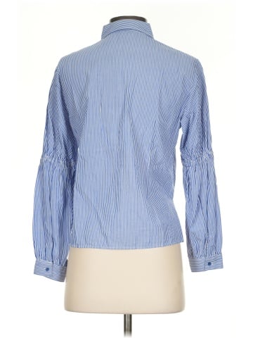 Zara Basic Long Sleeve Button-Down Shirt (view 2)