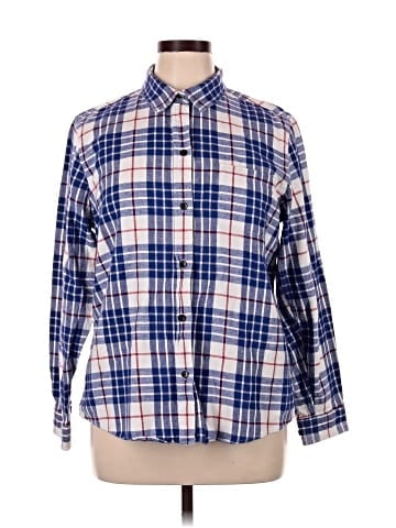 L.L.Bean Long Sleeve Button-Down Shirt (view 1)