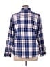 L.L.Bean 100% Cotton Plaid Blue Long Sleeve Button-Down Shirt Size XL - photo 2
