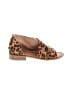CATHERINE Catherine Malandrino Animal Print Brown Sandals Size 6 - photo 1