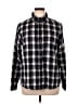 L.L.Bean Plaid Black Long Sleeve Button-Down Shirt Size XL - photo 1