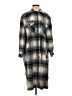 Elan Plaid Gray Casual Dress Size S - photo 1