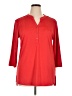 CHARLES RIVER APPAREL 100% Polyester Red 3/4 Sleeve T-Shirt Size XL - photo 1