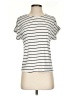Green Envelope Stripes Ivory Short Sleeve T-Shirt Size XS - photo 1