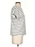 Green Envelope Stripes Ivory Short Sleeve T-Shirt Size XS - photo 4