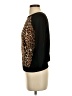 Express Animal Print Black Pullover Sweater Size S - photo 5