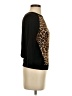Express Animal Print Black Pullover Sweater Size S - photo 4
