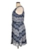 Maurices 100% Polyester Chevron-herringbone Blue Casual Dress Size XL - photo 5