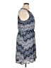 Maurices 100% Polyester Chevron-herringbone Blue Casual Dress Size XL - photo 4