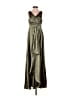 Unbranded Metallic Green Cocktail Dress Size 0 - photo 1