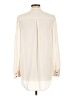 Leifsdottir 100% Polyester Solid Ivory Long Sleeve Blouse Size 12 - photo 2