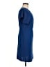 Bobeau Solid Blue Cocktail Dress Size M - photo 4