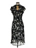 Ricki's 100% Polyester Paisley Black Cocktail Dress Size M - photo 2