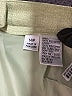 Unbranded 100% Polyester Solid Green Formal Skirt Size 14 (petite) - photo 4