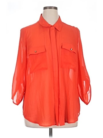 Como Black 3/4 Sleeve Blouse (view 1)
