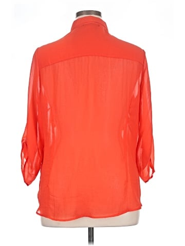 Como Black 3/4 Sleeve Blouse (view 2)