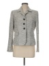 Le Suit 100% Polyester Tweed Gray Blazer Size 6 - photo 1
