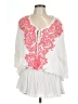 Unbranded 100% Rayon White Casual Dress Size L (estimated) - photo 1
