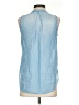 Bella Dahl 100% Tencel Blue Sleeveless Button-Down Shirt Size XS - photo 2