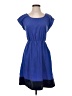 Pink Rose 100% Polyester Color Block Blue Casual Dress Size S - photo 1