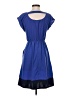Pink Rose 100% Polyester Color Block Blue Casual Dress Size S - photo 2