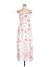 JJ's House 100% Polyester Floral White Casual Dress Size XL - photo 1