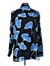 CAbi Print Blue Long Sleeve Blouse Size L - photo 2