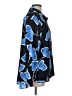 CAbi Print Blue Long Sleeve Blouse Size L - photo 4