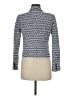 Mario Serrani Print Blue Blazer Size 6 - photo 2