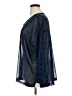 Old Navy 100% Polyester Blue Long Sleeve Blouse Size XL - photo 5