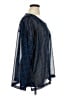 Old Navy 100% Polyester Blue Long Sleeve Blouse Size XL - photo 4