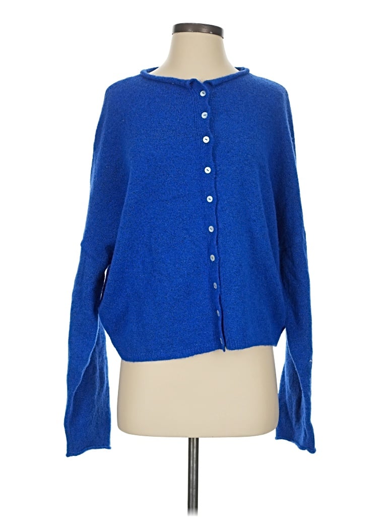 Pre-owned Things Between Cardigan Sweater In Blue