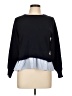 NANETTE Nanette Lepore Color Block Black Pullover Sweater Size L - photo 1
