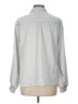 CAbi Stripes Silver Long Sleeve Blouse Size L - photo 2