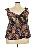 Hiatus 100% Rayon Black Sleeveless Blouse Size 3X - photo 1