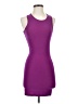 Foreign Exchange Solid Purple Cocktail Dress Size S - photo 1