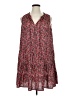 Max Studio Print Red Casual Dress Size 1X - photo 1