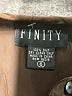 Finity 100% Silk Metallic Brown Long Sleeve Silk Top Size 6 - photo 7