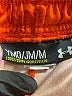 Under Armour 100% Polyester Camo Orange Athletic Shorts Size M (youth) - photo 3