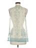 Lovestitch 100% Polyester Teal Sleeveless Blouse Size M - photo 2