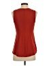 Ann Taylor 100% Polyester Red Sleeveless Top Size 0 - photo 2