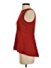 Ann Taylor 100% Polyester Red Sleeveless Top Size 0 - photo 5