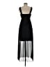 Connected Apparel 100% Polyester Black Cocktail Dress Size 6 - photo 2