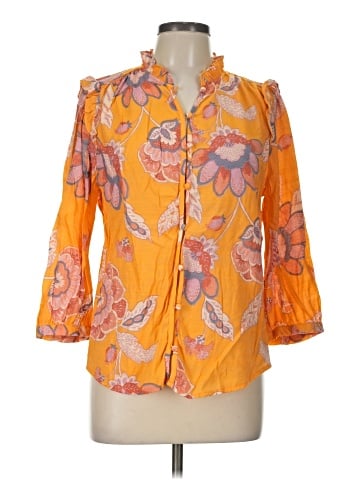 LC Lauren Conrad 3/4 Sleeve Blouse (view 1)