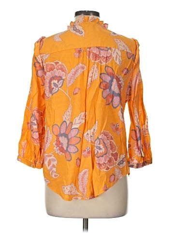 LC Lauren Conrad 3/4 Sleeve Blouse (view 2)